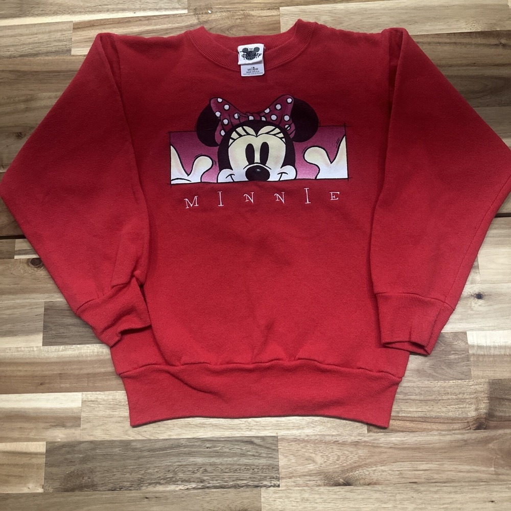 90s Disney Catalog . MINNIE MOUSE . Pullover SWEATER SWEATSHIRT Youth M Box